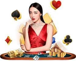 Tampilan Live Game Shows maju jp dengan pertandingan sepak bola dan meja dealer langsung